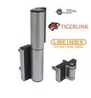 Locinox Tiger Hydraulic Swing Gate Closer and Compact Hinge All in One - Silver