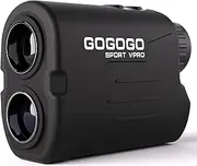 Gogogo Sport Vpro GS03 Golf Rangefinder 6X Magnification Clear View 1000 Yards Golf Laser Range Finder - Slope, Pin-Seeker & Flag-Lock/Vibration for Golfer