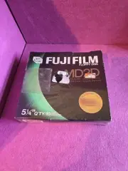 FUJIFILM FLOPPY DISKS - 5.25" MD2D (Box Of 10) - Double Sided/Double Density