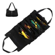 Convenient Hanging Design Canvas Tool Organizer Nice Khaki Tool Bags Black