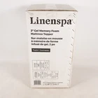 Linenspa 2" Gel Memory Foam Mattress Topper Twin Size Bed Cushion NEW Sealed