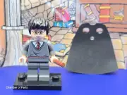 LEGO Harry Potter Minifigure Retired HP hp056a Dark Bluish Gray cape set 4753