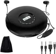 CD Player Portable Gueray Rechargeable Portable CD Player Car 1400mAh CD Walk...