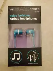 *NEW* The BLACK series by Shift3 noise isolation earbud headphones Teal