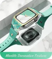For Apple Watch 3 2 1 Series Case, i-Blason Adjustable Tough Flexible Strap Band