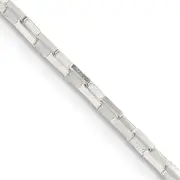 22 Inch Sterling Silver 1.65mm Elongated Box Chain