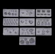 10x Nail Art Epoxy Resin Molds Relief Decorating Manicure Tool Beauty Accessory