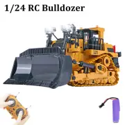 RC Bulldozer 1/24 2.4G 9CH RC Bulldozing Shovel Construction Truck w/Light G3T2
