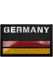 [YOYUMI] Military Patch Ir Reflective Fabric German Flag Hook and Loop Morale Patch Backpack Patch Night Identification Patch