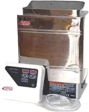 9KW 240V 450 CU.FT STAINLESS STEEL WET DRY SAUNA HEATER STOVE DIGITAL CONTROL