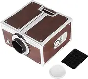 Mini Projector, Second-Generation Portable Video/Movie/Game/Home Theater Video Projector, DIY Smart Mobile Phone Projector Home Cinema, Best Kid