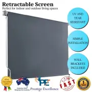 Instahut Outdoor Blind Window Roll Down Awning Canopy Privacy Screen 3X2.5M NEW