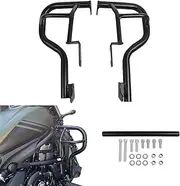 CHIFUN Engine Guard Highway Crash Bars 1.25" Fat Steel Replacement for Kawasaki Vulcan S 650 VN650 EN650 2015-2022 Black Motorcycle Frame Protection Bars