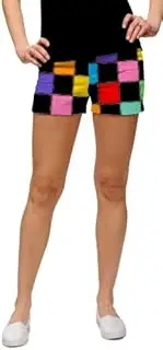 [Loudmouth Golf] Loud Mouth Golf Long Pants, 883 HollyWoody Squares Black, HallyWoody Square Black, US 2 - (Equivalent to Japanese Size M), HollyWoody Squares Black Harley Woody Square Black, US 2-(日本サイズM相当)
