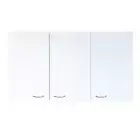 Overhead Laundry Cupboard Kitchen CABINET Assembled with Shelf White 1200mm wide