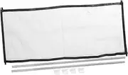 Totority 1Set Retractable Pet Mesh Gate for Safety Isolation Net Fence for Dogs Easy to Install for Indoor Outdoor Use Compact Design
