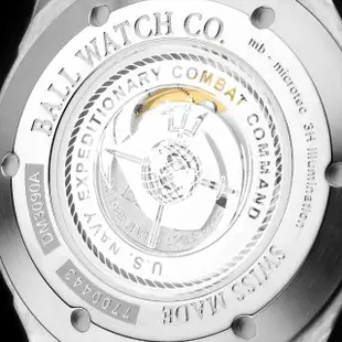 【BALL 波爾】Fireman NECC II 氚氣燈管 機械腕錶 42mm(DM3090A-S12J-BK 黑)