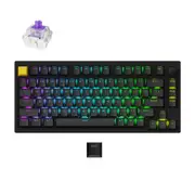 Keychron Lemokey P1 HE Keyboard (Black) (Gateron Double-Rail Nebula Switch)