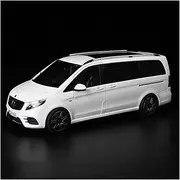 Scale Finished Model Car 1:18 for Benz V-Class MPV Alloy Scale Car Model Diecast Vehicle Collection Souvenir Gift Miniature Replica Car