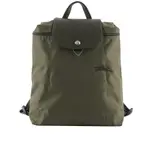 LONGCHAMP LE PLIAGE GREEN再生帆布折疊後背包(森林綠) L1699 919 479