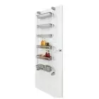 Over The Door Storage Rack Basket Shelf Kitchen Organizer Wall Holder Spice Can