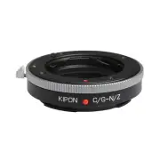 KIPON Adapter for Contax G C/G Mount Lens to Nikon Z Mirrorless Camera