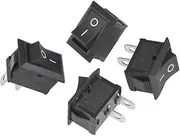 10pcs KCD1 15×10mm 2 PIN on Off Micro Switch 3A/250V Boat Rocker Switch
