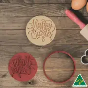 Happy Easter V2 Cookie Cutter And Embosser Stamp