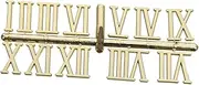 Kisangel Set Roman Numeral Clock Accessories Set Numerals for Clock Projects Repairs Electroplated Finish Easy to Install Accurate Display