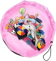Portable Toy Storage Bag - Large Capacity Drawstring Organizing Bags - Dust-Proof Playroom Supplies, Building Blocks Pouches for Children's Room, Bedroom
