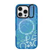 iPhone 16 Pro Impact Ring Stand Case MagSafe Compatible Ocean Breeze by cpikoart