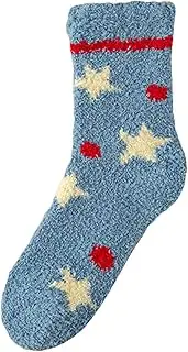 [Letuwj] Winter socks women cute thickened warm sleep home floor socks