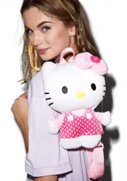 Say Hello To Miss Kitty Plush Back Pack