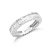 1.00ctw Baguette Cut Diamond Eternity Ring White Gold