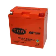 TDR YB16CL-BS GEL 12V 19AH Battery Motorcycle ATV Snowmobile Watercraft Jet Ski Wave Runner Sealed Rechargeable Maintenance-Free AGM Power Cell Polaris Yamaha Kawasaki Can-Am Quest Prairie Bayou