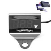 Auto Motorcycle 12V Digital LED Display Voltmeter Voltage Gauge Panel Meter O4O3