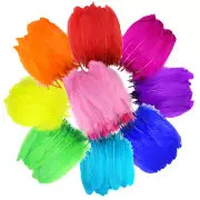 42 Color 100 Pcs Goose Feathers for DIY Craft Wedding Home Party Decorations
