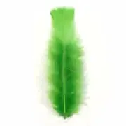 Flat Top Marabou Feather Pack 10 grams - Lime Green