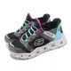 Skechers 燈鞋 S Lights-Galaxy Lights 中大童 黑 藍 發光 星星 童鞋 套入式 303701LBKMT