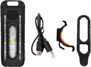 Rear Light | Rechargeable Bright LED Headlight and Tail Light | LED Rear Lights, Light for Road, Outdoor Night Riding