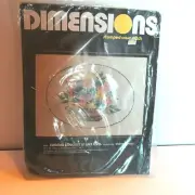 NOS Dimensions Stamped Cross Stitch kit #3029 Summer bouquet flower