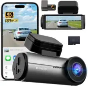 Dash Cam Front and Rear,3" IPS Screen Dash Camera for Cars,Car Camera 4K HD F...