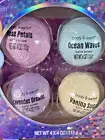 Body & Earth Shimmer Bath Bombs ROSE PETALS/VANILLA SUGAR/OCEAN WAVES/LAVENDER