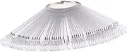 Baluue Fan Shape Card h Hoop Nail Tips Display Stand Nail Sticks Shelf Chart Tips Display