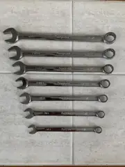 Snap-On 7 Piece Open/Box end SAE Wrench Set 3/8”- 3/4” Complete in Tray NEW