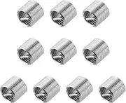 uxcell 10pcs Wire Thread Inserts M16 x 2 1.5D(24mm) Metric 304 Stainless Steel Helical Type Coiled Thread Repair Kit Wire Screw Threaded Sleeve Sheath for Mechanical Equipment