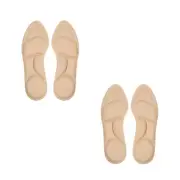 2 Pairs Cleaning Sponge Super-soft Insoles Sports Women's Miss