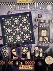 Debbie Mumm Quilt Pattern Book Winter Follies 17 Projects