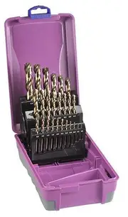 Bordo 2011-M6 - HSS Cobalt Drill Set 25 Piece Metric - Tapping Sizes