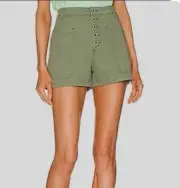 NWT Pistola Tammy High Rise Shorts in Colonel Size 26 Green